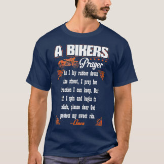 Vélo - Bikers Prayer Biker T-Shirt