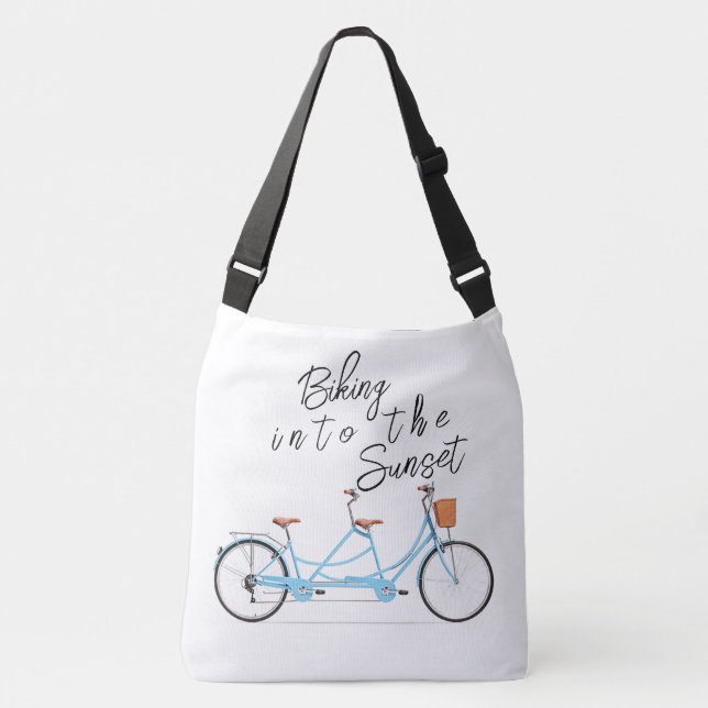 Vélo dans le Sac fourre-tout Sunset Crossbody (Devant)