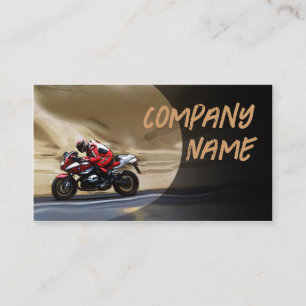 Vélo de sports dans le carte de visite de