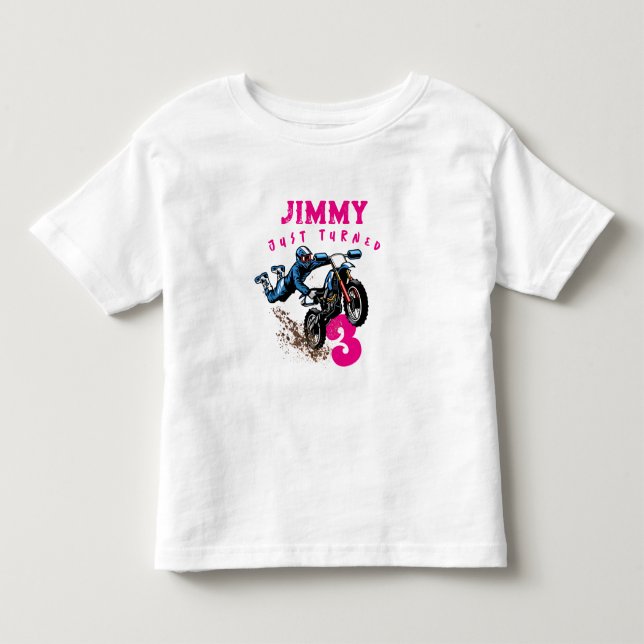 Vélo Enfant Dirt Stunt Vélo Anniversaire T-shirt p (Devant)