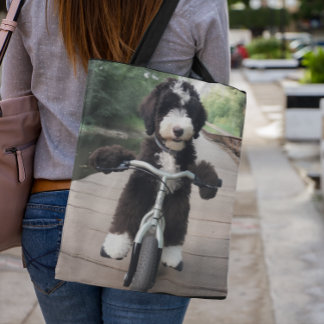 Vélo équitation Bernedoodle Sac fourre-tout