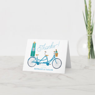 Vélo pour deux aquarelle tandem Merci