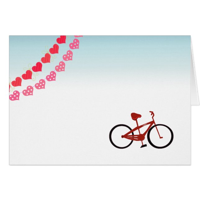 Vélo rouge (Devant Horizontal)