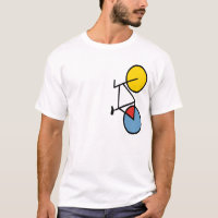 Vélo sur le côté T-shirt