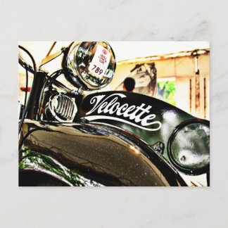 Velocette M Serie Vintage Motorräder Postkarte