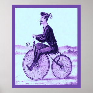 Velocipede ~ Vintages Tabaklabel Poster