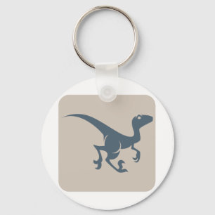 Velociraptor-Ikone Schlüsselanhänger