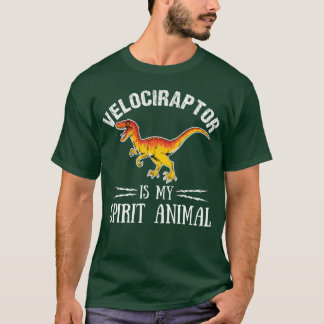 Velociraptor ist mein spirituelles Tier Paläontolo T-Shirt