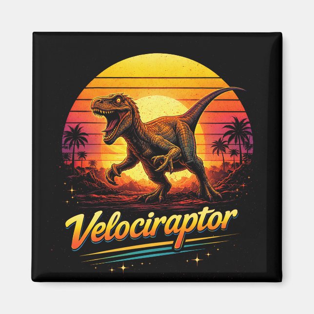 Velociraptor Magnet (Vorne)