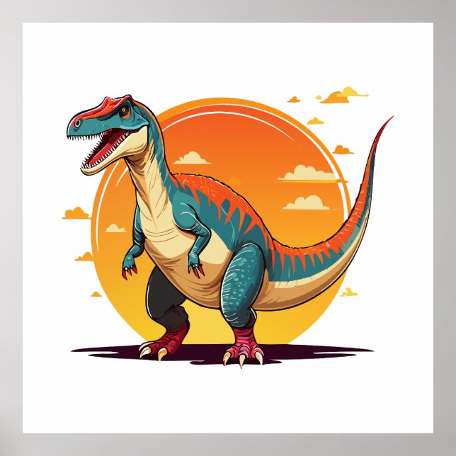Velociraptor Poster (Vorne)