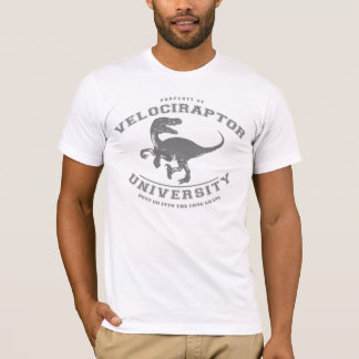 Velociraptor-Universität T-Shirt