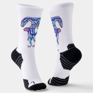 Velociraptor Women's Raptors Dinosaurier Crew Sock Socken