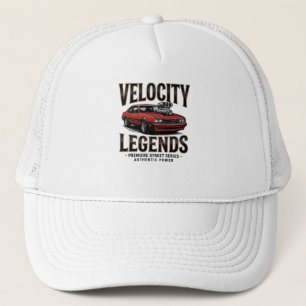 Velocity Legends Muscle-Car Grafik-Vaterhut - Stre Truckerkappe