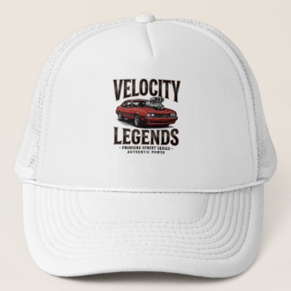 Velocity Legends Muscle-Car Grafik-Vaterhut - Stre Truckerkappe