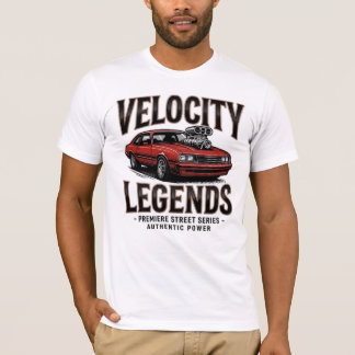 Velocity Legends Muscle Car Power Premium Streetwe T-Shirt