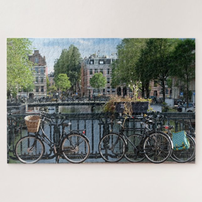 Vélos à Amsterdam. Puzzle (Horizontal)