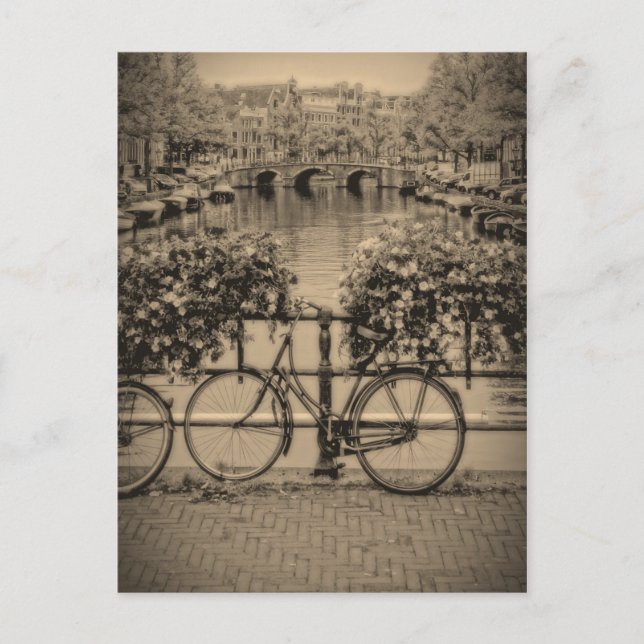 Vélos & Canaux - Classic Amsterdam - Carte postale (Devant)
