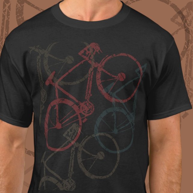 Vélos superposés. T-shirt vélo Opacity (Créateur téléchargé)