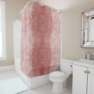 velours rose or Rose Douche rideaux ou velours