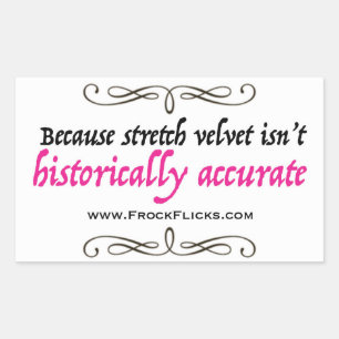 Velours stretch n'est pas exact - Sticker