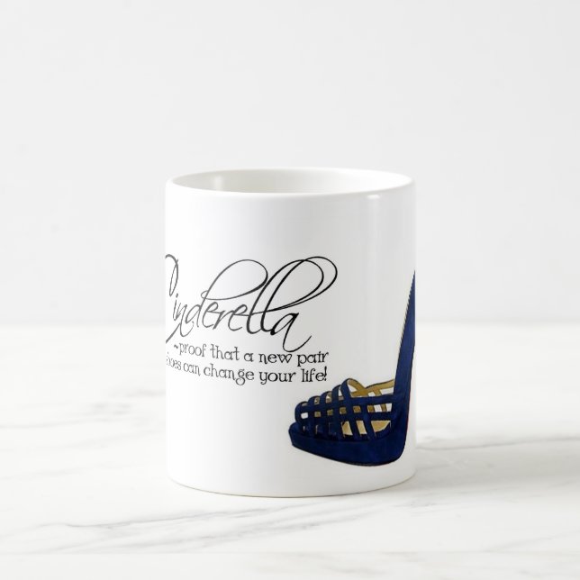 Veloursleder-Schuh-Zitat-Tee Kaffeetasse (Mittel)
