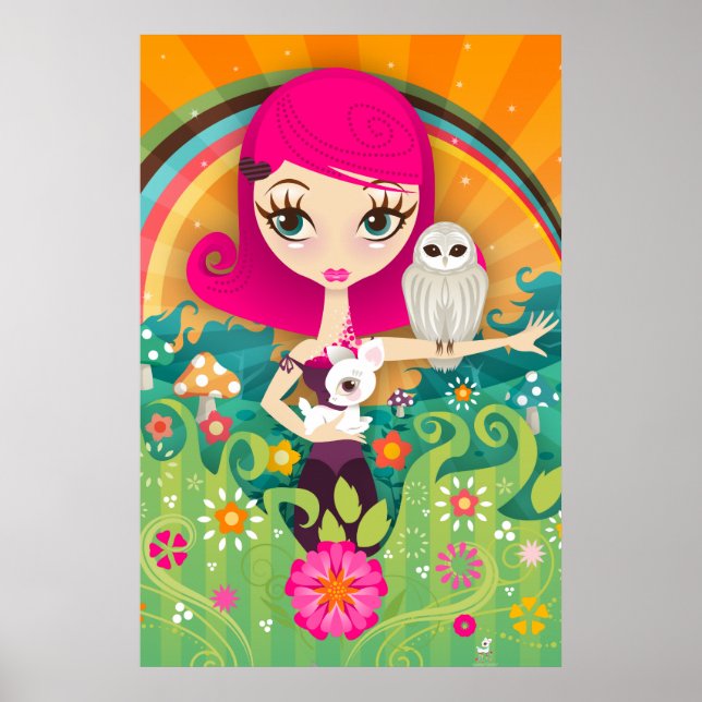 VelusaBerry Art Poster (Vorne)