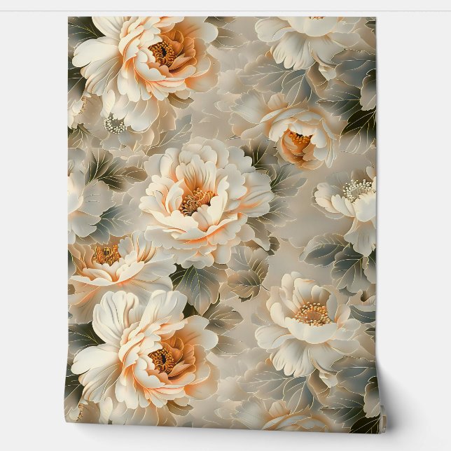 Velvet Fall Whispers Botanisch Tapete (Abrollen)