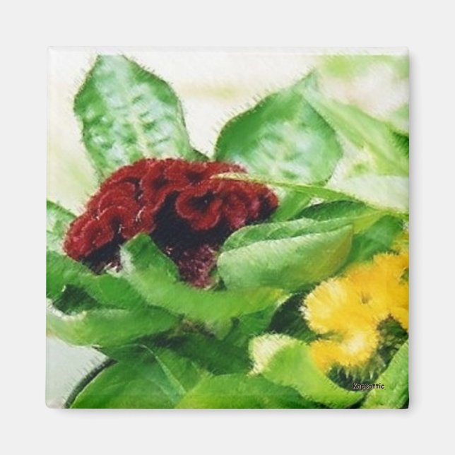 Velvet Floral Magnet (Vorne)