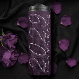 Velvet Grad | Amethyst Lila Jewel Tone Grunge Thermosbecher