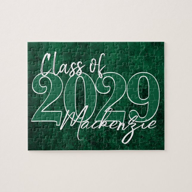 Velvet Grad | Emerald Green Jewel Tone Grunge (Horizontal)