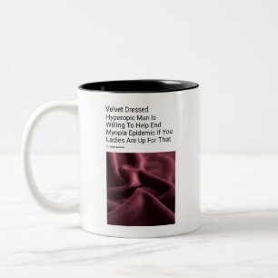 Velvet mit verkleideter hyperopischer Tasse - CRON