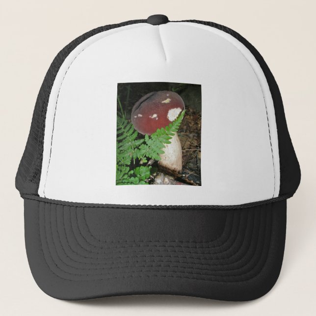Velvet Mushroom Hat Truckerkappe (Vorderseite)