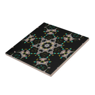 Velvet Night Kaleidoscope Fliese