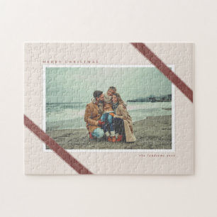 Velvet Ribbon betont Weihnachtsdesign des Fotos