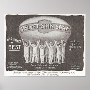 Velvet Skin Seife Poster