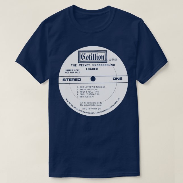 Velvet Untergrund Loaded T-Shirt (Design vorne)