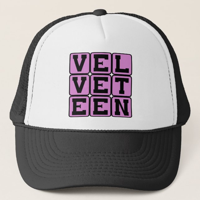 Velveteen, ähnlich wie Velvet Truckerkappe (Vorderseite)