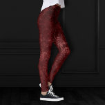Velvety Henna Damask | Red Distressed Grunge Leggings<br><div class="desc">90er Grunge, ganz erwachsen! Edler und dramatischer, gotisch inspiriert dunkelsamtiger Barockdamast in tiefer Farbenpalette schafft eine opulente, Vintag zerkleinerte Samtstruktur. Aus der luxuriösen und raffinierten Kollektion "Moody Jewel Tones" verleiht dieses moderne Mischmedium unisex (und dennoch feminin) abstrakten Effekt einen vollkommenen Pop duskischer, gedämpfter und schlichter Farbe. #jeweltones Um Produkte oder...</div>