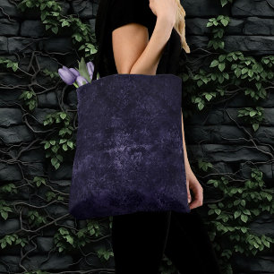 Velvety Midnight Damask   Indigo Lila Grunge Tasche