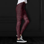 Velvety Wine Damask | Bordeaux Sangria Glam Leggings<br><div class="desc">90er Grunge, ganz erwachsen! Reich und raffiniert samtig barocke in einem tiefen, modisch-duskyfarbenen Schmuckton für eine luxuriöse, dramatische oder edgy Palette. Diese 90er Jahre inspirierte Vintage Grunge Textur weist einen prächtigen, unisex (und dennoch weiblich) abstrakten Farbverlauf auf, der einen perfekten Pop der Farbe verleiht. Für Anpassungen oder andere Farben besuchen...</div>