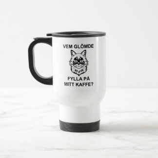 Vem glömde fylla på mitt kaffe reisebecher