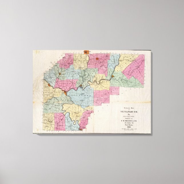 Venango Co., Pa Leinwanddruck (Vorderseite)