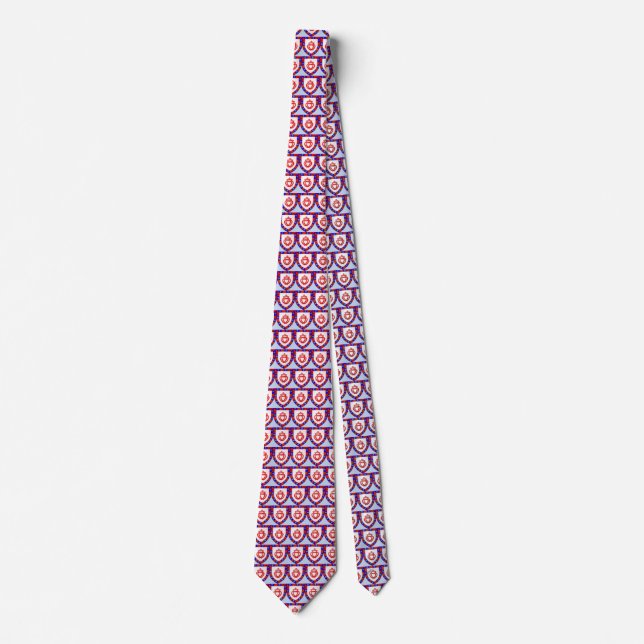 Vendee Coat of Arms SSPX Men's Necktie Krawatte (Vorderseite)