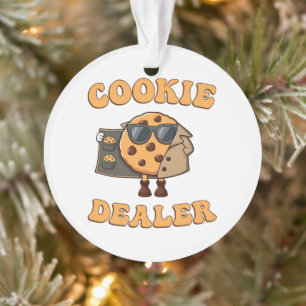 Vendeur de biscuits drôle de cuisson