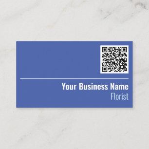 Vendeur de fleurs ou fleuriste Carte de visite de 