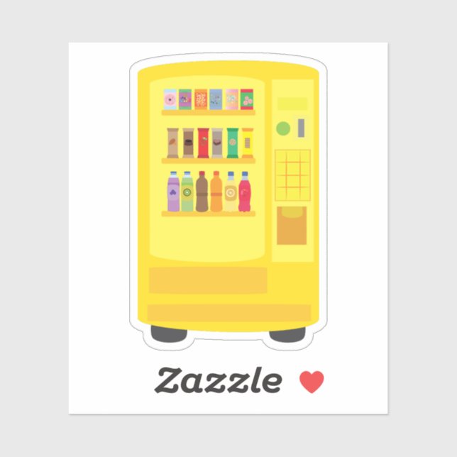 Vending Machine Aufkleber (Blatt)