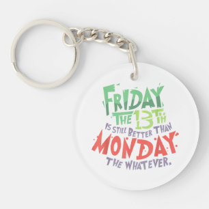 Vendredi le 13 est mieux que lundi le Quoi