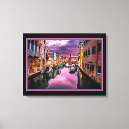 Venedig am Abend Leinwand