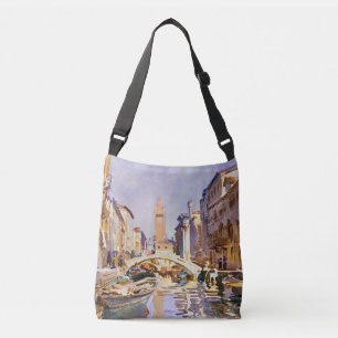 Venedig Aquarell-Umrangtasche – Sargent Art Tragetaschen Mit Langen Trägern