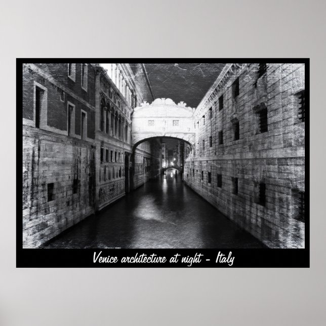 Venedig - Architektur am Abend Nr. 1 (Poster) Poster (Vorne)